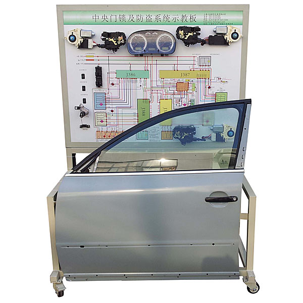 中人ZRQCS-27汽車(chē)電動(dòng)車(chē)門(mén)系統(tǒng)示教板