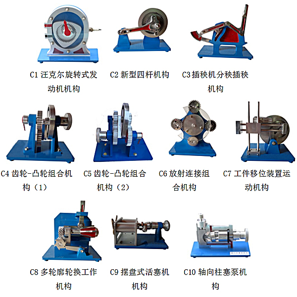 機(jī)構(gòu)運(yùn)動(dòng)簡圖測繪模型（創(chuàng)新型）,機(jī)械測繪教學(xué)模型
